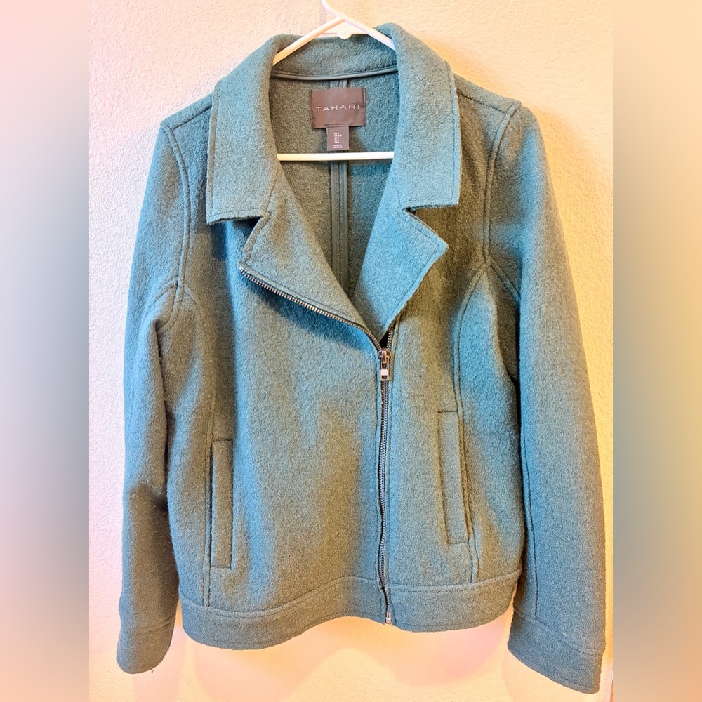 Women's Green Wool Jacket